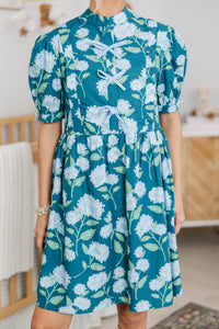 NURSING COLLECTION: Of Your Dreams Navy Floral Dress