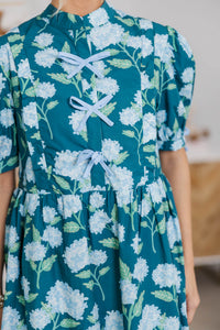 NURSING COLLECTION: Of Your Dreams Navy Floral Dress