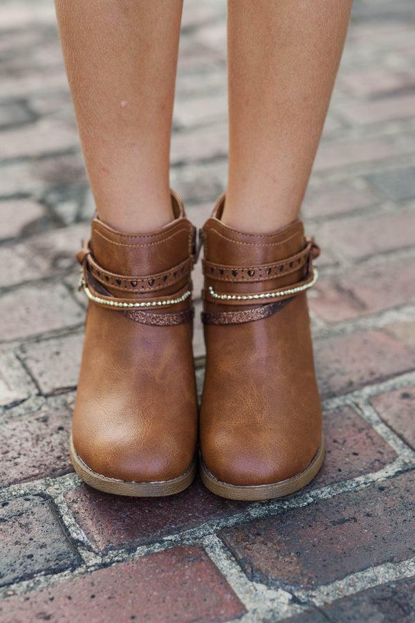 Girls: Take Two Brown Booties