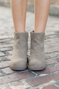 Girls: Current Issue Taupe Booties