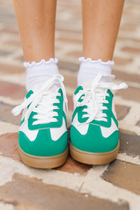 Girls: Run The World Emerald Sneakers