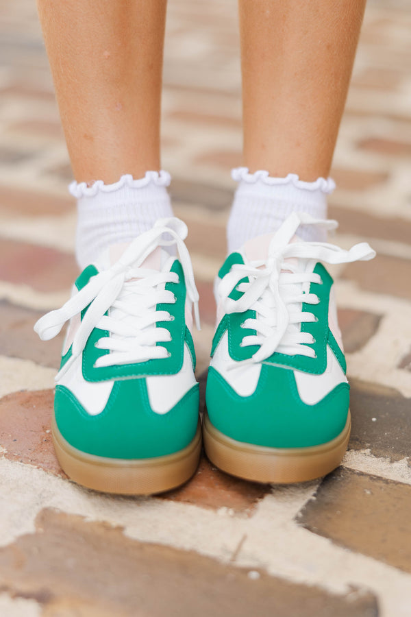 Girls: Run The World Emerald Sneakers