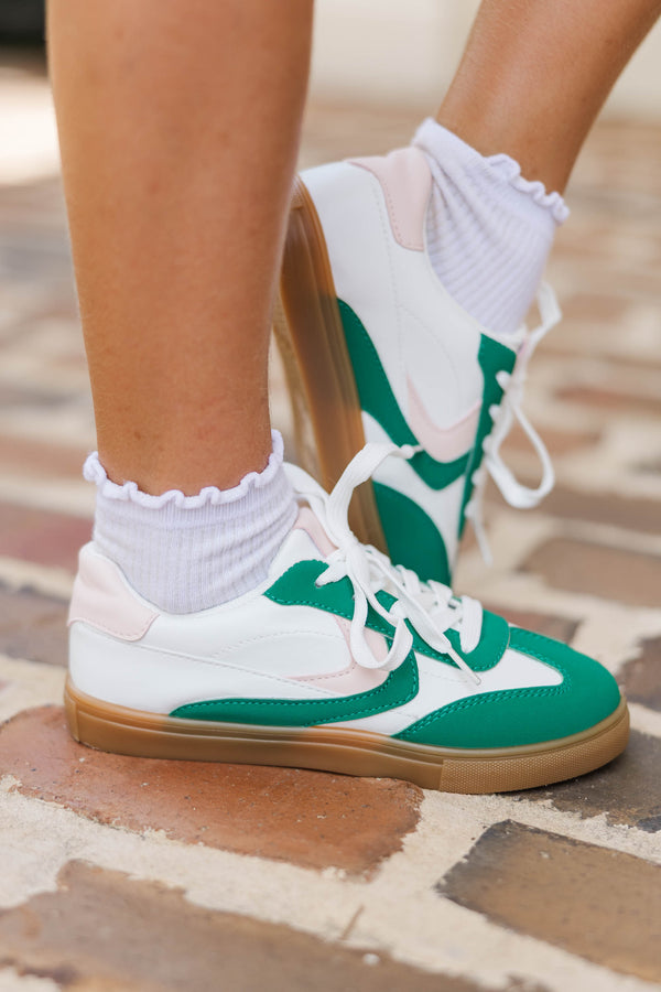 Girls: Run The World Emerald Sneakers