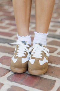 Girls: Run The World Brown Leopard Sneakers