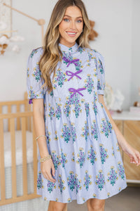 NURSING COLLECTION: Of Your Dreams Lavender Medallion Dress