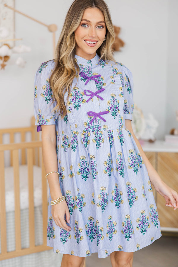 NURSING COLLECTION: Of Your Dreams Lavender Medallion Dress