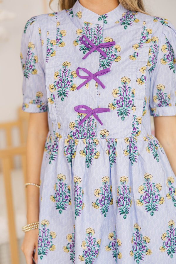 NURSING COLLECTION: Of Your Dreams Lavender Medallion Dress