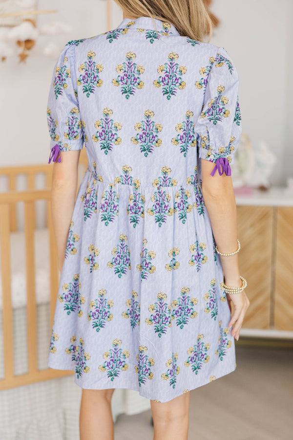 NURSING COLLECTION: Of Your Dreams Lavender Medallion Dress