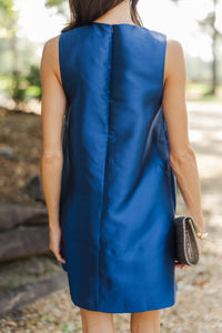 Press Preview Navy Bow Dress
