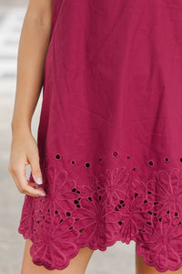 She Brings Out The Best Burgundy Dress