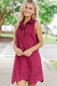 She Brings Out The Best Burgundy Dress