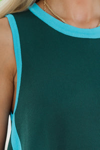 Breezy Bloom Emerald Blouse