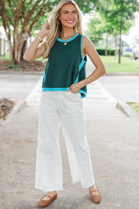 Breezy Bloom Emerald Blouse