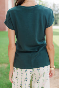 Daydream Days Emerald Blouse