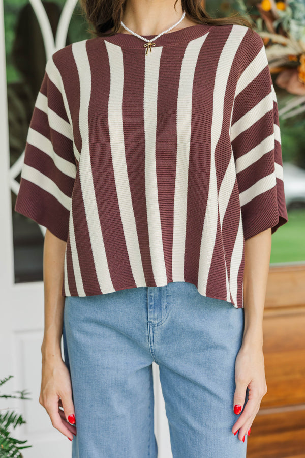 Dainty Darling Brown Blouse