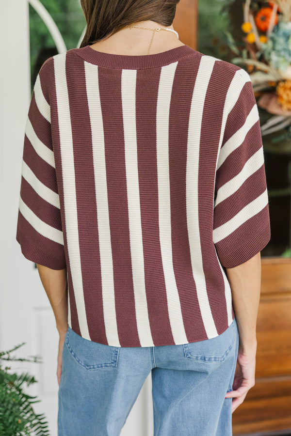 Dainty Darling Brown Blouse