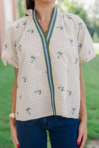 Fearless Bloom White Floral Blouse