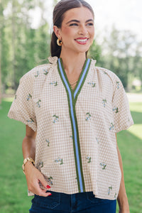 Fearless Bloom White Floral Blouse