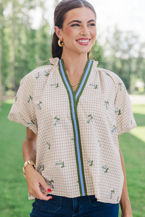 Fearless Bloom White Floral Blouse
