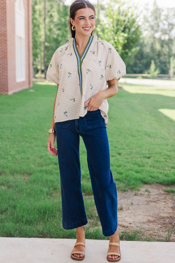 Fearless Bloom White Floral Blouse