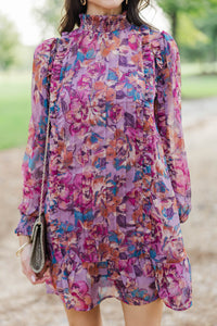 Fate: Harvest Moon Mauve Floral Dress