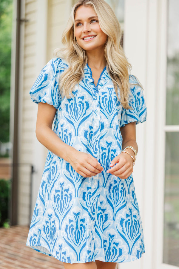 Beautiful Always Navy Floral Dress