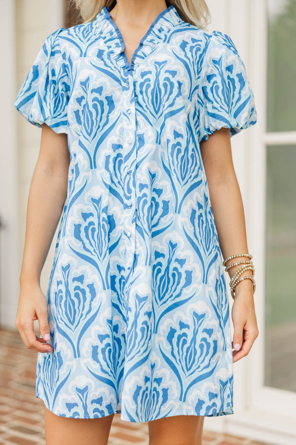 Beautiful Always Navy Floral Dress