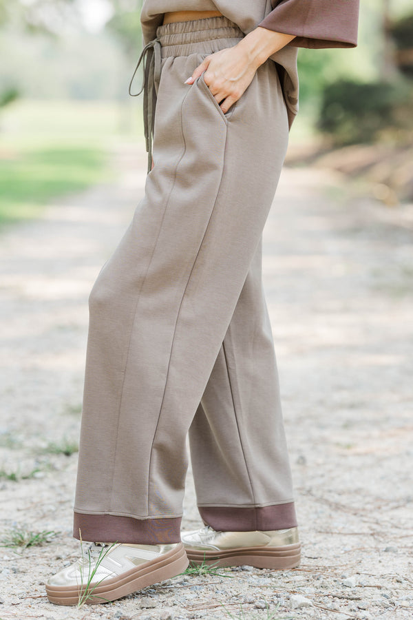 Delicate Moment Brown Pants
