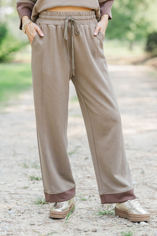 Delicate Moment Brown Pants