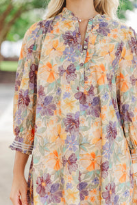 Serendipity Brown Floral Dress