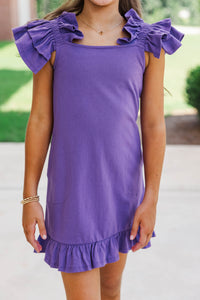 Girls: For All The Moments Purple Dress