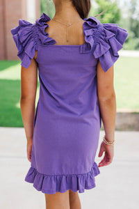 Girls: For All The Moments Purple Dress