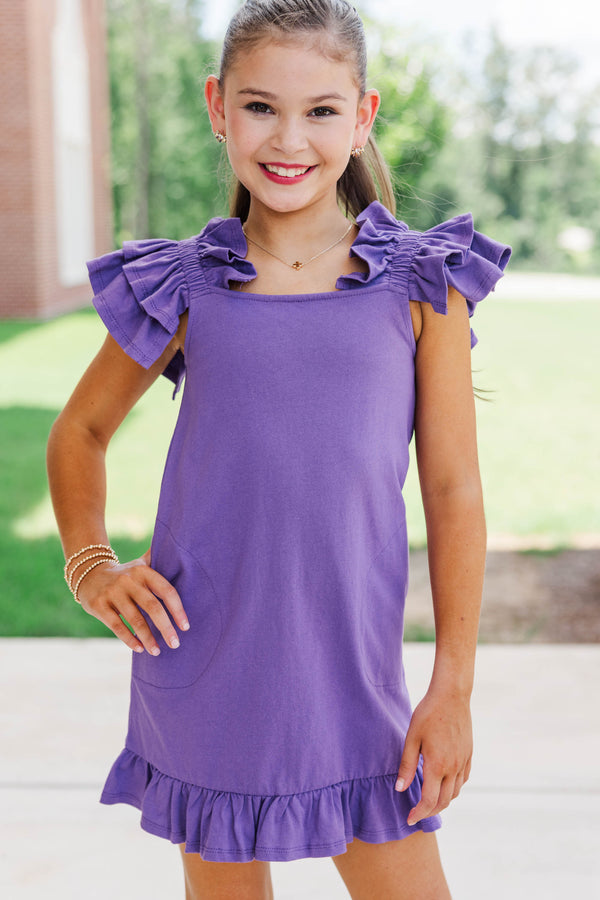 Girls: For All The Moments Purple Dress