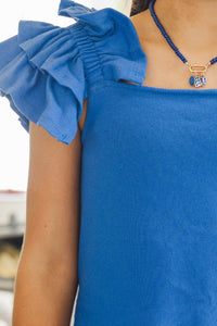Girls: For All The Moments Royal Blue Dress