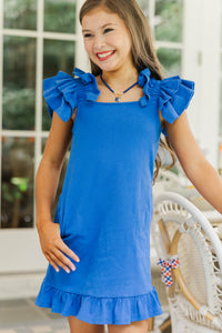 Girls: For All The Moments Royal Blue Dress