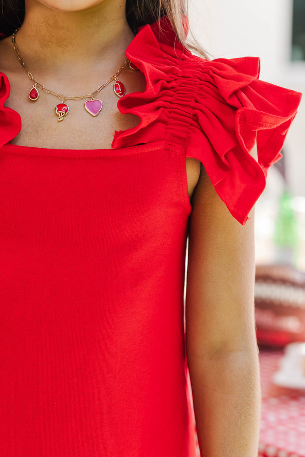 Girls: For All The Moments Red Dress