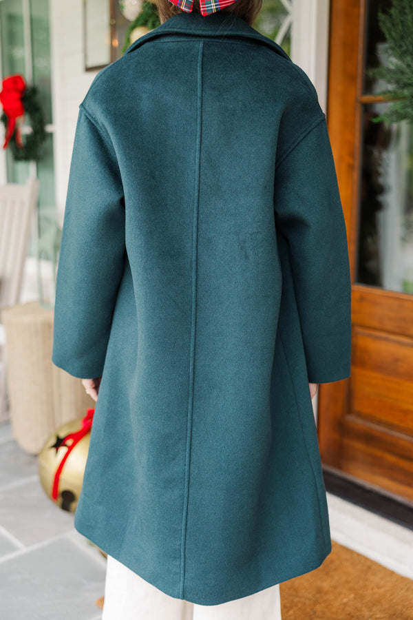 Layer Worthy Emerald Green Coat