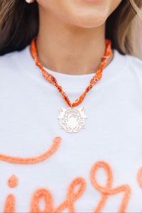 Loud And Proud Orange Tiger Necklace