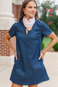 The Latest Blue Chambray Dress