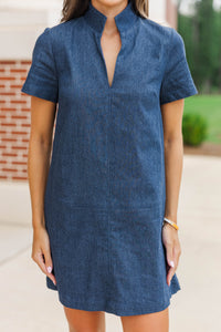 The Latest Blue Chambray Dress