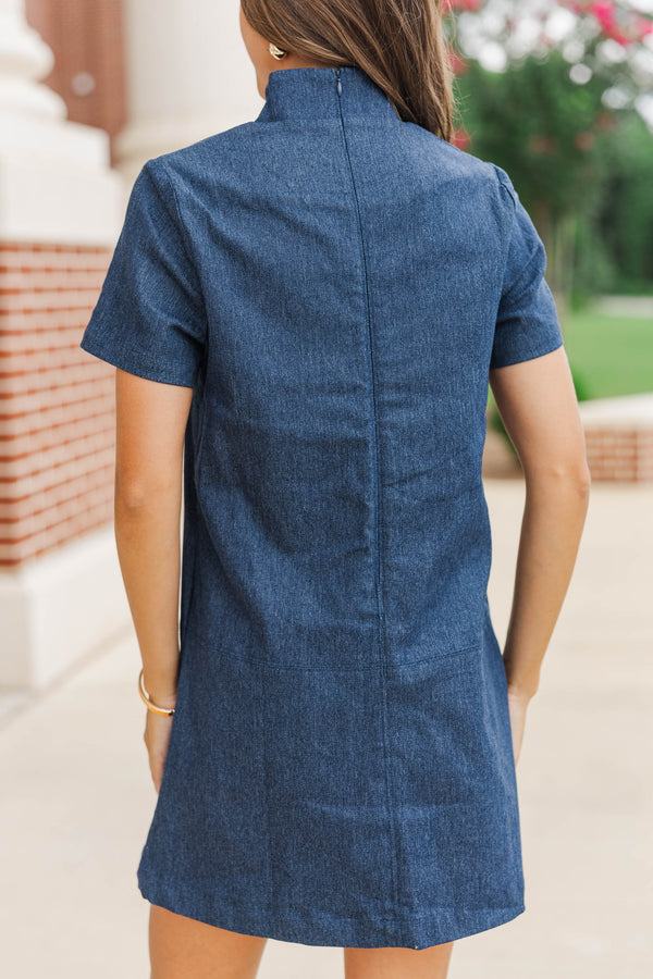 The Latest Blue Chambray Dress – Shop the Mint