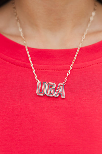 Bottネックレス og logo Necklace Dawg Nation Necklace – Shop the Mint