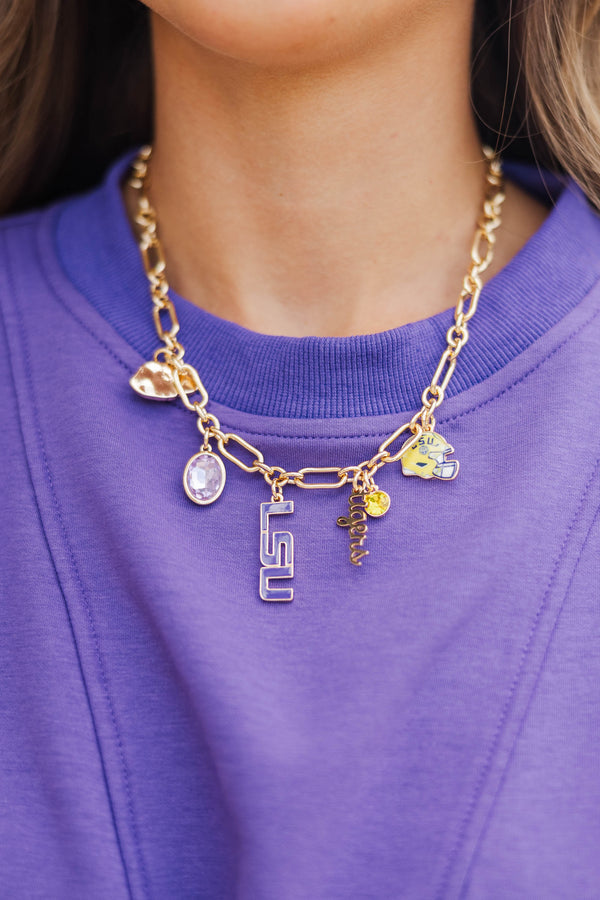 Geaux Tigers Necklace