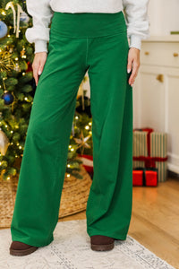 Iconic Moment Emerald Foldover Pants