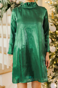 Elevated Evening Emerald Embellished Dress
