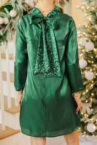 Elevated Evening Emerald Embellished Dress
