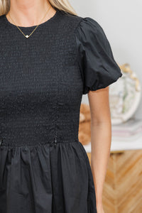 NURSING COLLECTION: All Good Here Black Dress