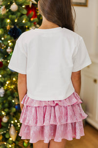 Girls: Favorite Season Fun Ornaments Sequin Top