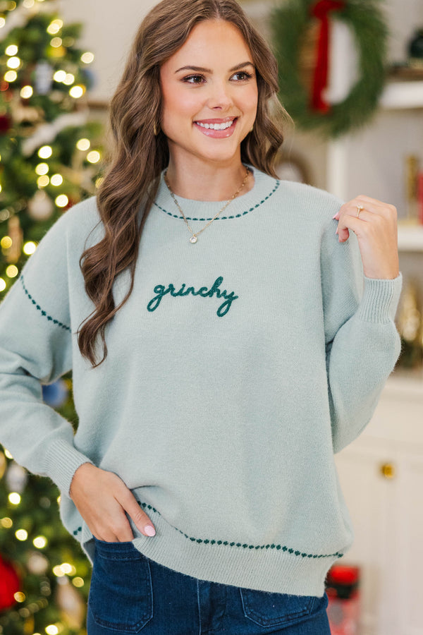 A Christmas Classic Emerald Grinchy Sweater