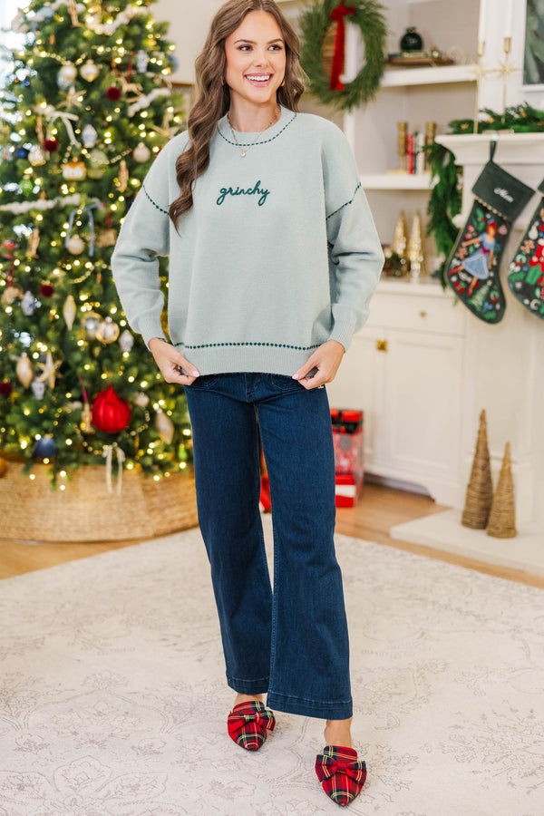 A Christmas Classic Emerald Grinchy Sweater